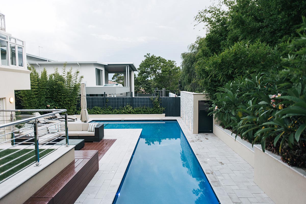 Wrap around pool in Perth
